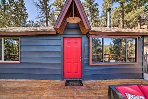 Welcoming Big Bear Home With Deck And Tree Views