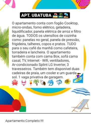 Apartamento Ubatuba - Praia Grande - 200m Da Praia