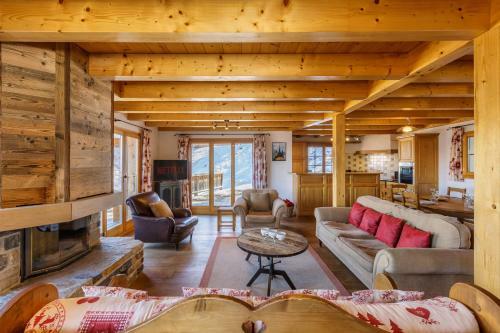 Groot 10 Pers Ski-in Chalet Met Openhaard En Garage