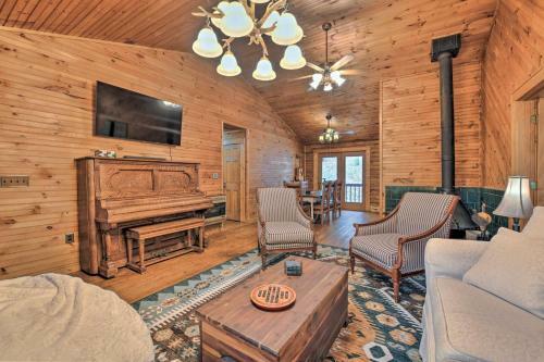 Cozy Blue Ridge Mountain Cabin On 18 Acre Lot