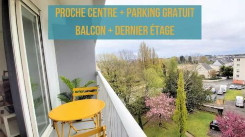 Apartamento Chaleureux, Clair, Balcon, 2sdb, Centre � Pied