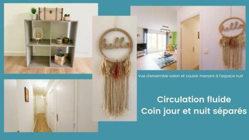Apartamento Chaleureux, Clair, Balcon, 2sdb, Centre � Pied