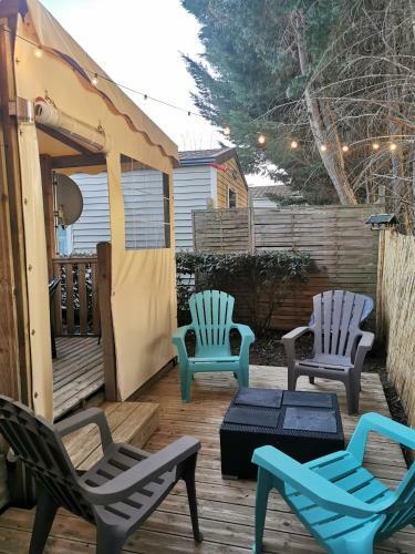 Charmant Mobilhome Dans Camping 4 �toiles Au Lac De Biscarrosse
