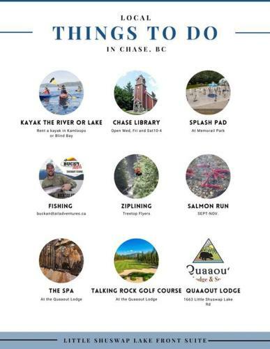 Apartamento Little Shuswap Lake Front Suite