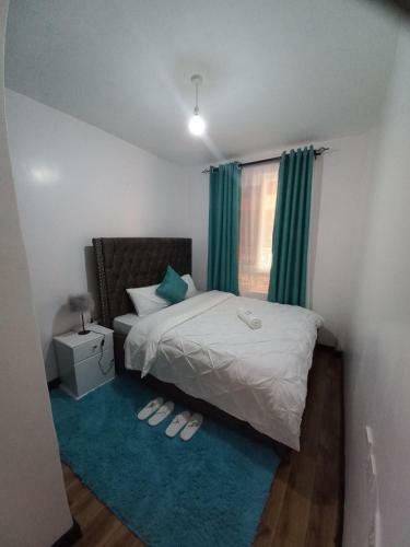 Apartamento Turquoies And Grey