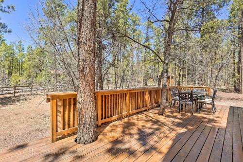 Quiet Pinetop Cabin With Yard Bordering Forest