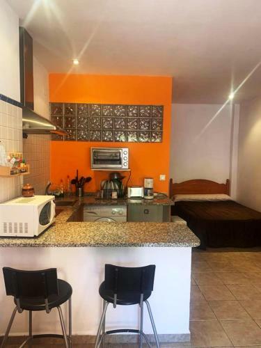 Apartamento Estudio En Puerto Sherry Con Aire Acondicionado