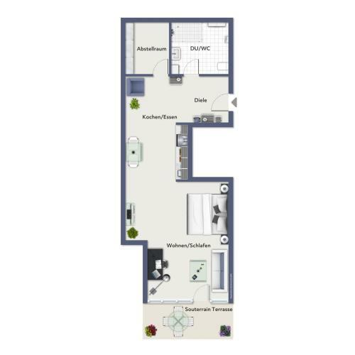 Apartamento Villa M�we Souterrain Wohnung 07