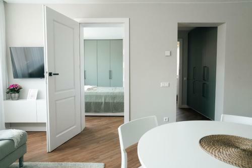 Grey Green Cozy Apartment