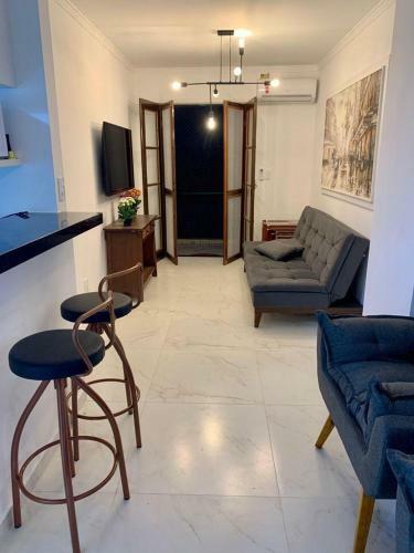 Apartamento Flat Com Varanda Com Vista Para O Lago No Cavalinho Branco