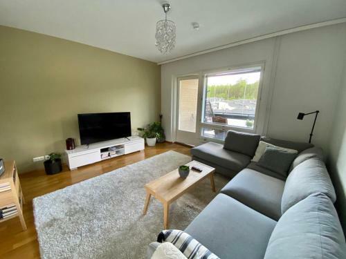 Spacious Apartment With Sauna & Balcony