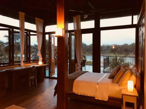 Grand Serene Lakeside Bali Style Villa
