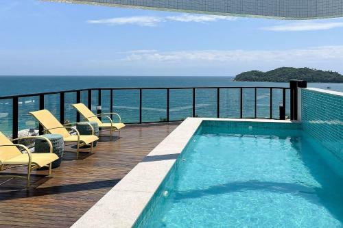 Apartamento Aion Su�tes No Centro De Bombinhas - Moderno Loft Com Localiza��o Central