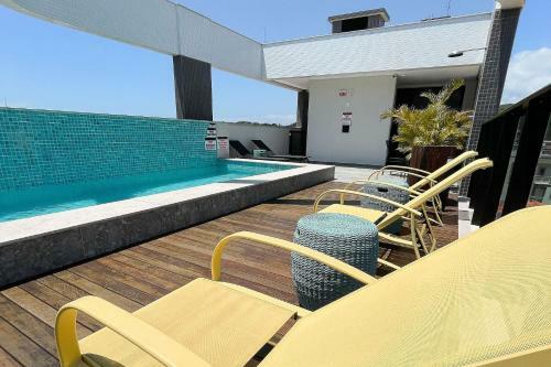 Apartamento Aion Su�tes No Centro De Bombinhas - Moderno Loft Com Localiza��o Central