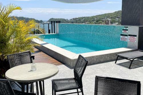 Apartamento Aion Su�tes No Centro De Bombinhas - Moderno Loft Com Localiza��o Central