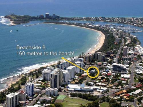 Beachside 2 - 3 Bedroom Budget Apartment Only One Block From Mooloolaba Beach!