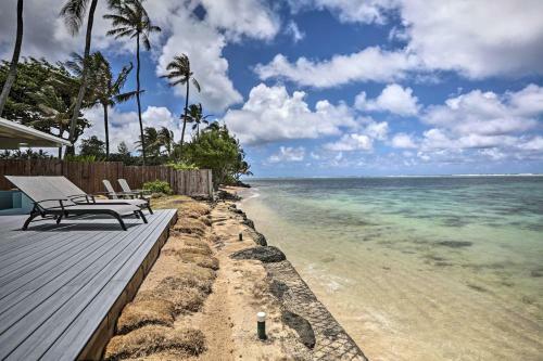 Wfh In Paradise Beachfront Hauula Getaway!