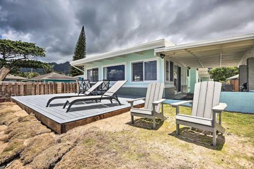 Wfh In Paradise Beachfront Hauula Getaway!