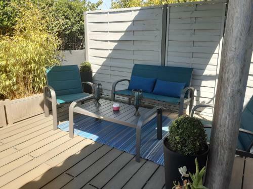 T2 35m2 Maisonnette Climatisation Terrasse 25m2