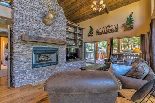 Quiet Ruidoso Cabin Wraparound Deck And Grills
