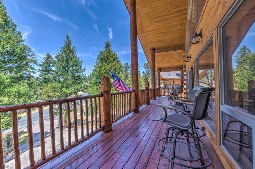 Quiet Ruidoso Cabin Wraparound Deck And Grills