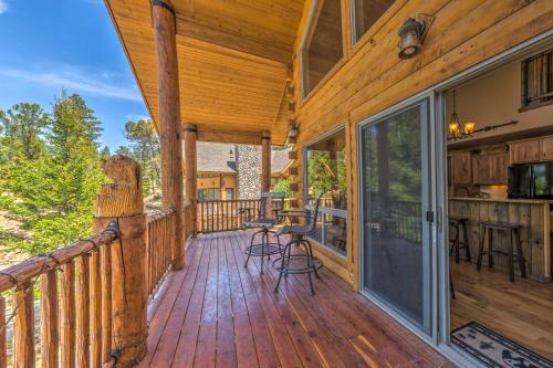 Quiet Ruidoso Cabin Wraparound Deck And Grills