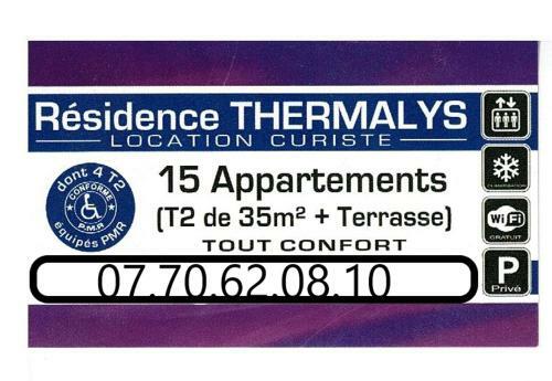 Apartamento R�sidence Thermalys