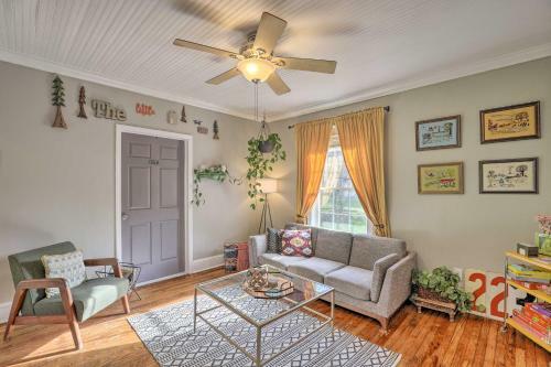 Stylish Asheville Home With Backyard And Fire Pit
