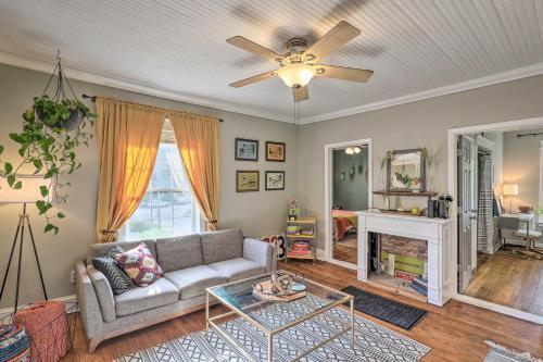 Stylish Asheville Home With Backyard And Fire Pit