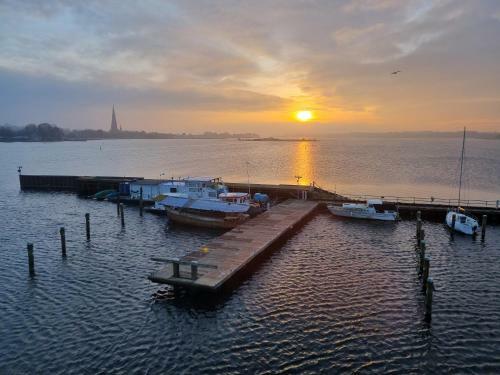 Apartamento Ferienwohnung Schleiloge Mit Panoramablick Auf Die Schlei