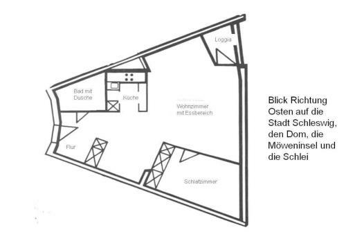 Apartamento Ferienwohnung Schleiloge Mit Panoramablick Auf Die Schlei