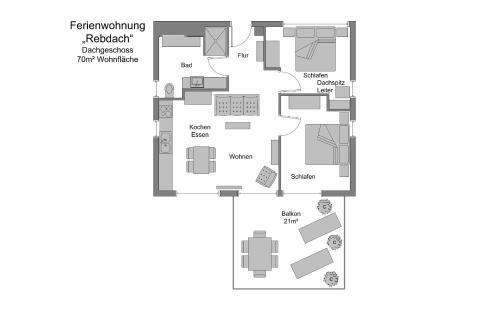 Apartamento Rebhaus Ferienwohnung Rebdach