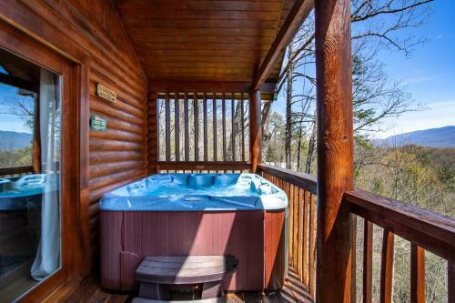 Constellation Station View Hot Tub Fireplace