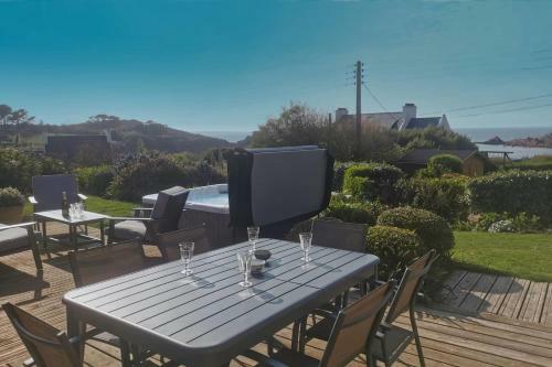 Les Mouettes - Bright Breton House Sea View With Spa - 4 Pers