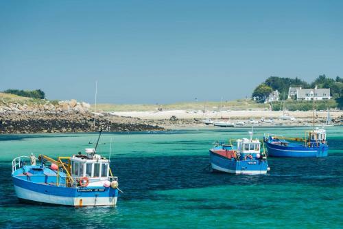 Les Mouettes - Bright Breton House Sea View With Spa - 4 Pers