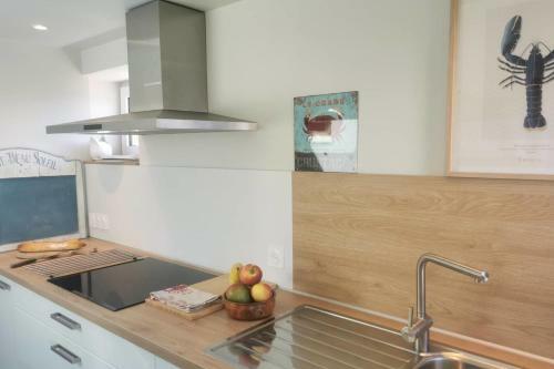 Les Mouettes - Bright Breton House Sea View With Spa - 4 Pers