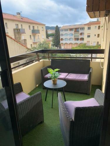 Apartamento T2 Climatis�, Centre Ville, 1mn De La Plage