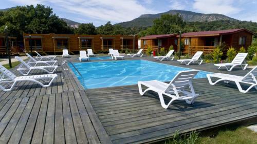 Cozy Tiny House With Shared Pool And Balcony In Bodrum