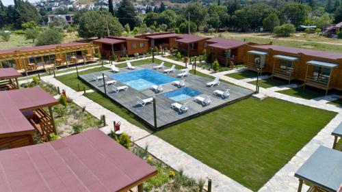 Lovely Tiny House With Shared Pool And Balcony In Bodrum