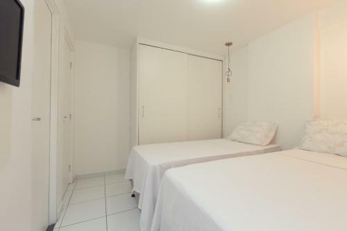 Apartamento Flat Quarto E Sala C/ Vista Mar Espetacular
