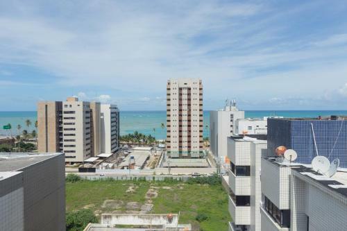 Apartamento Flat Quarto E Sala C/ Vista Mar Espetacular