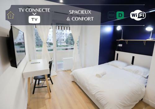 Apartamento Appart'h�tel Le Grand Bleu - 5 Chambres - Evry