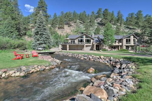 Stunning Evergreen Mountain Home On Private Stream