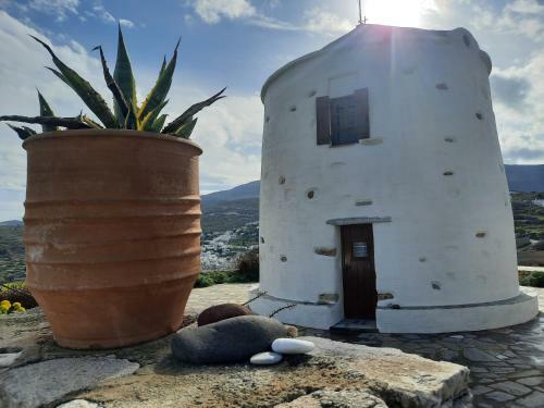 Stunning Traditional Windmill Paros Island Greece