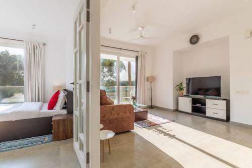 Apartamento 1br Calangute Nr Beach Pool Gym & Sunsets
