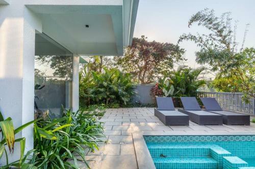 Apartamento 1br Calangute Nr Beach Pool Gym & Sunsets