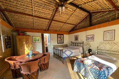 Jard�n Quinta Las Fuentes Caba�as, Valsequillo. Puebla