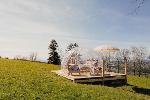 Adventurly Bubble-suite Mit 360 Grad Alpen-panorama