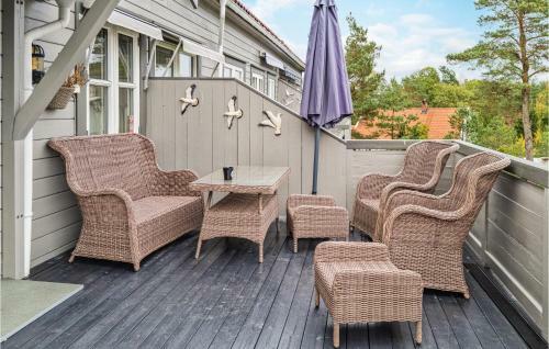 Nice Home In Lillesand With 2 Bedrooms