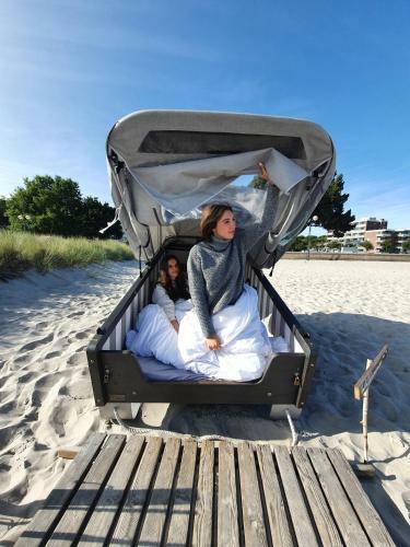 Strandgl�ck Schlafstrandkorb - A63980